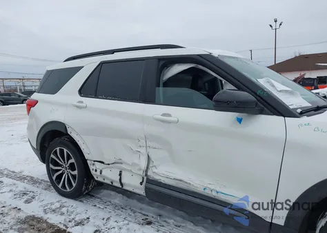 2022 Ford Explorer Xlt из США, поврежденный, VIN 1FMSK8DH3NGA08119